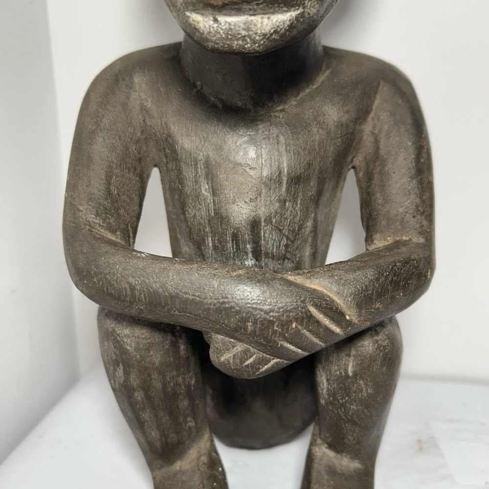 12” Bulul, Ifugao, Northern Luzon, Philippines Filipino, wood carving Sculpture - Picture 3 of 16